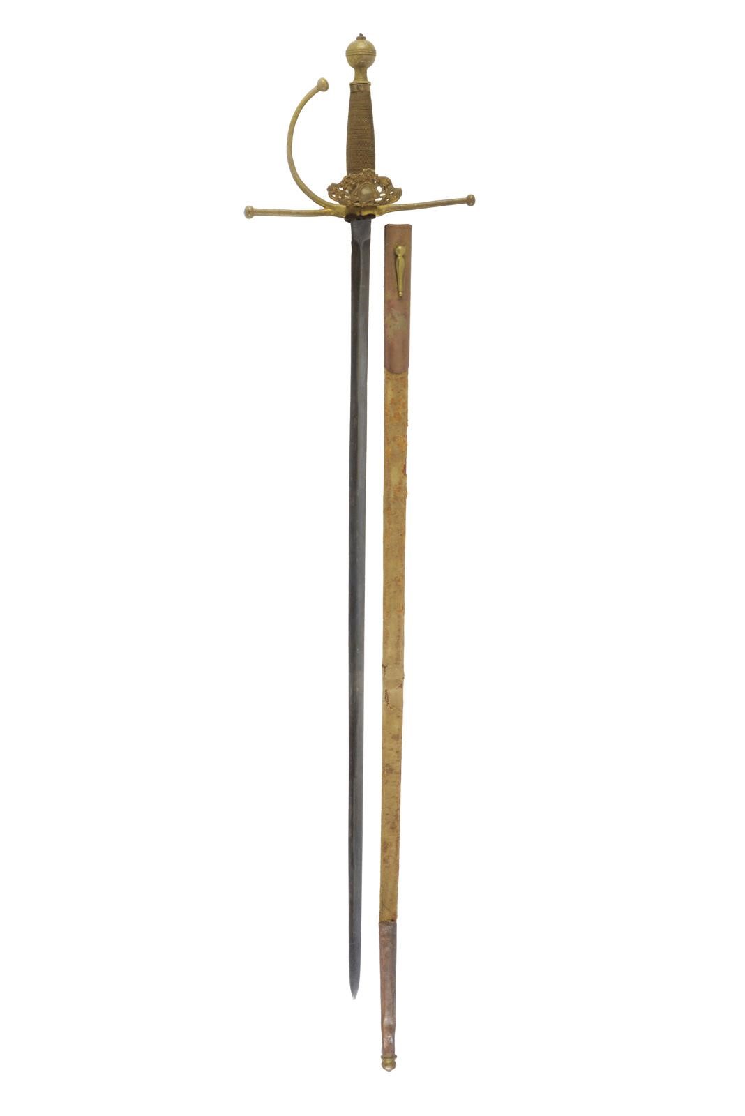 Replica di spada da lato, lama a sezione di losanga
