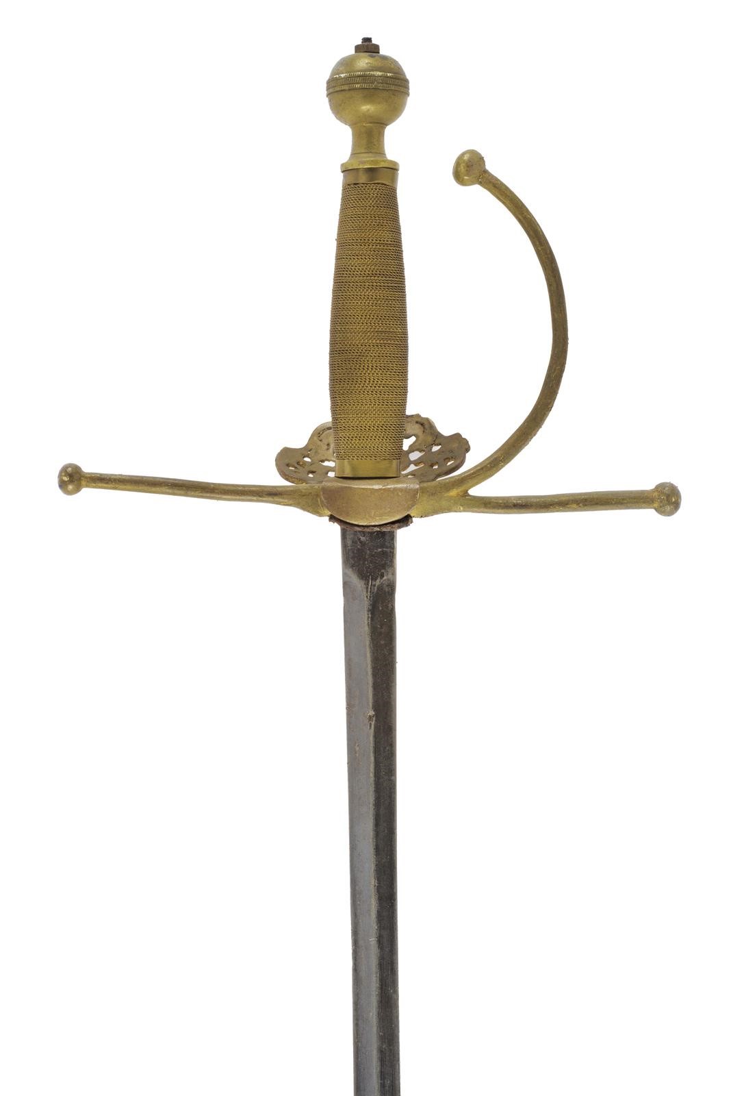 Replica di spada da lato, lama a sezione di losanga
