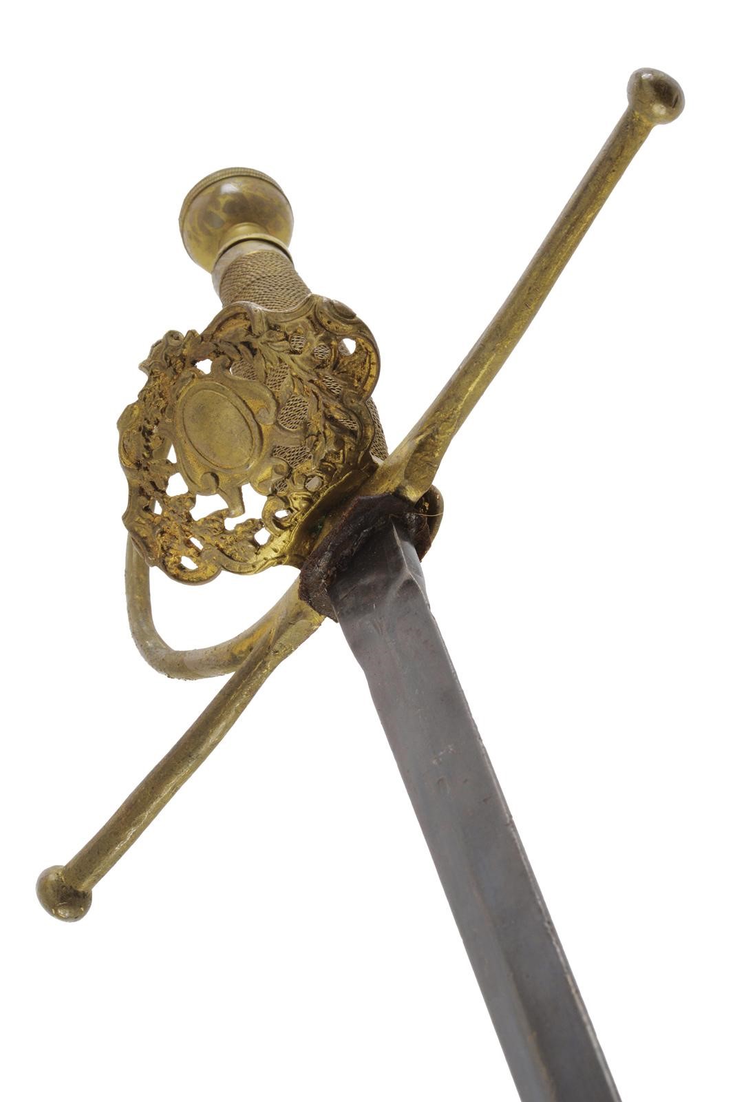Replica di spada da lato, lama a sezione di losanga