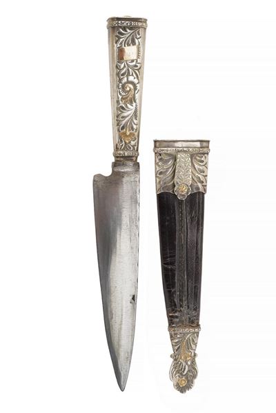 Bel coltello da gaucho, lama marcata “PAMPA ARGENTINA”