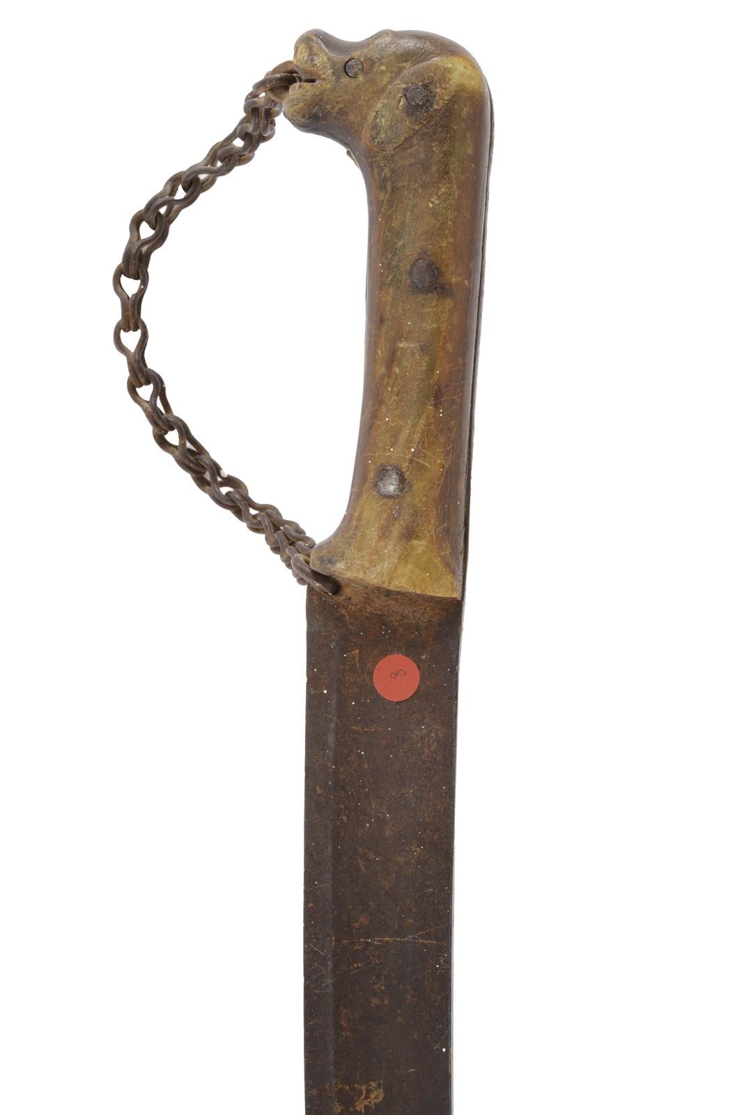 Sciabola da caccia, lama curva a un filo con controfilo