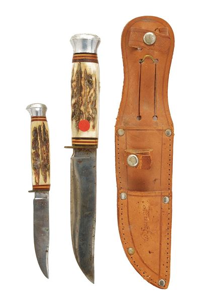 Militaria tedesca, Coltello da caccia con lama a un filo e controfilo marcata “SCHAAFF” Solingen