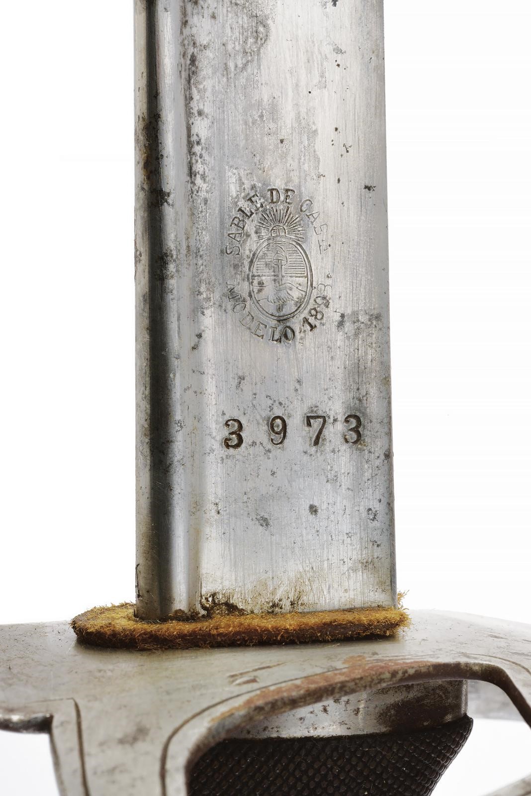 Argentina, Sciabola da ufficiale di cavalleria modello 1898