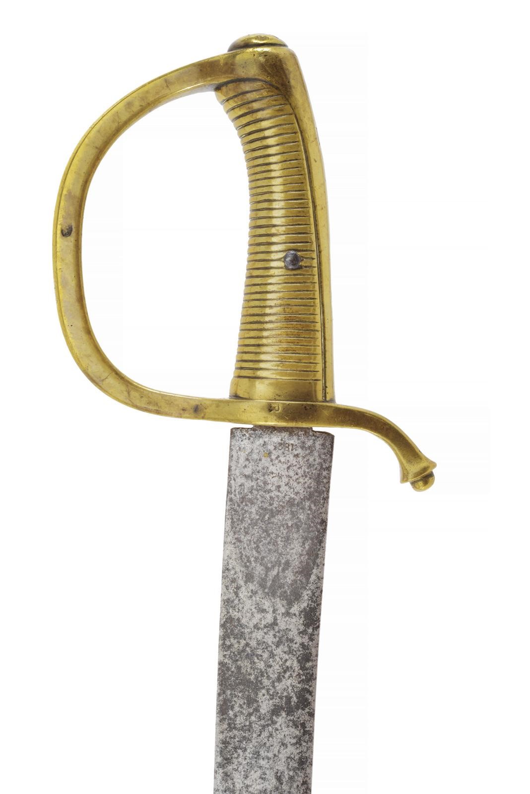 Francia, Sabre briquet con fodero moderno