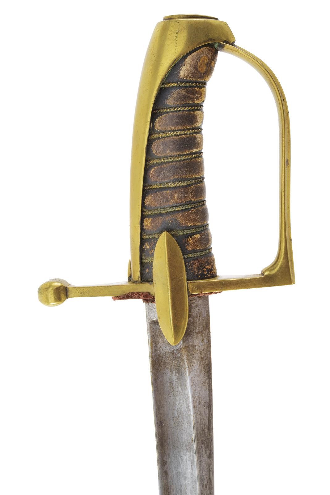 Francia, Sciabola da cavalleria (replica) con lama punzonata