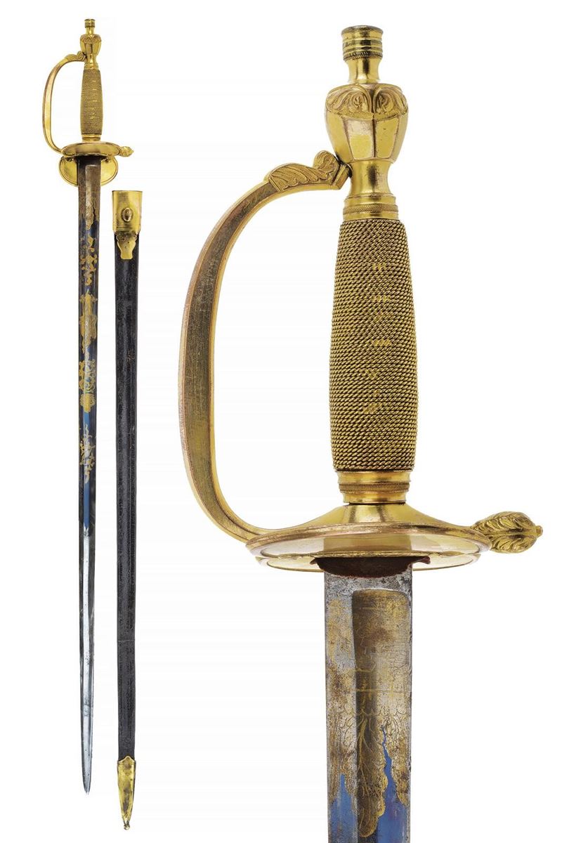 Inghilterra, Spada da ufficiale mod. 1796, epoca di re Giorgio III