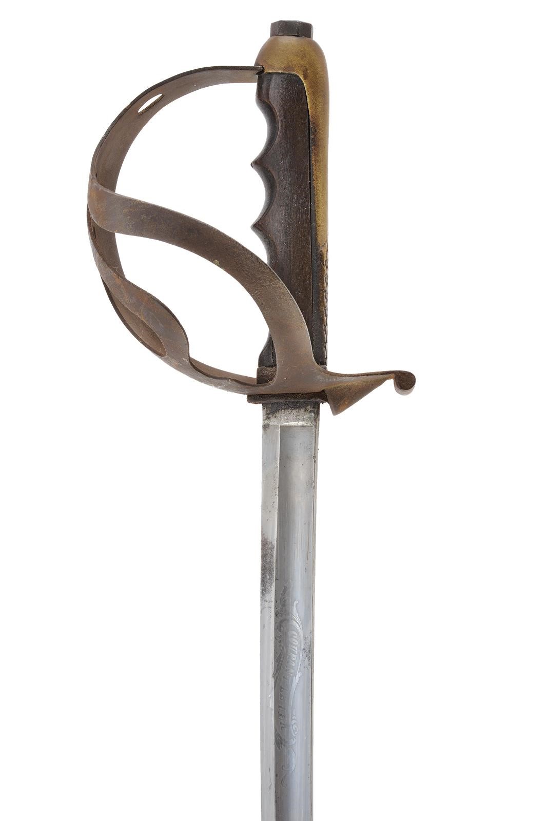 Regno d'Italia, Sciabola da ufficiale mod. 1888 con lama in damasco
