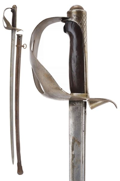 Regno d'Italia, Sciabola da cavalleria modello 1871 con lama leggermente curva