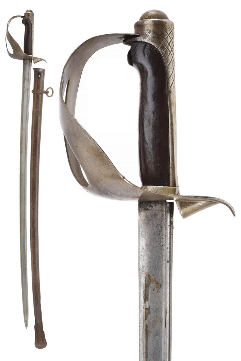 Regno d'Italia, Sciabola da cavalleria modello 1871 con lama leggermente curva