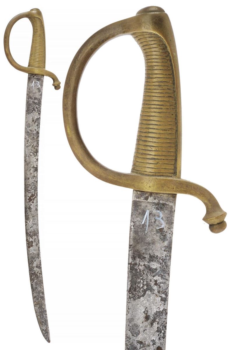 Regno Italico, Sabre briquet