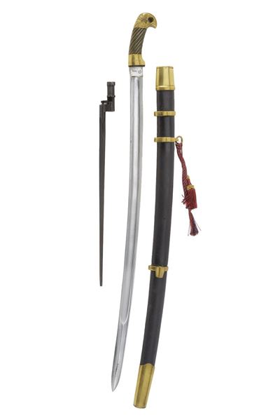 Replica modello 1881 “Shasqua”, lama a un filo con marcature e data 1934
