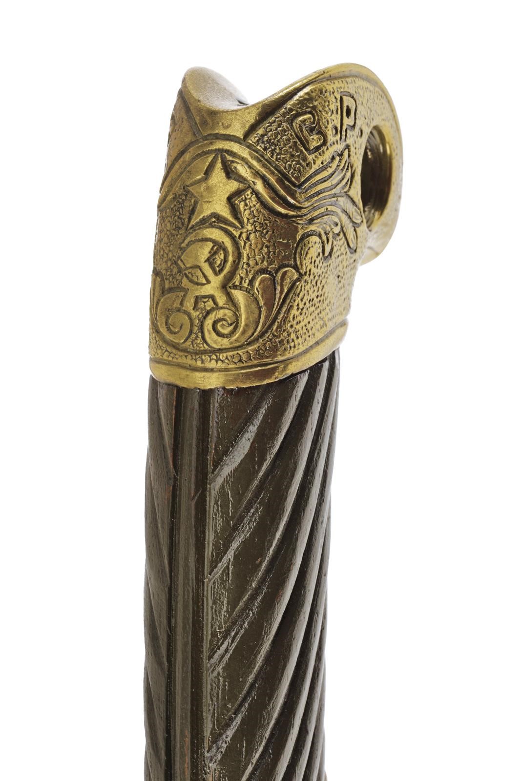 Replica modello 1881 “Shasqua”, lama a un filo con marcature e data 1934