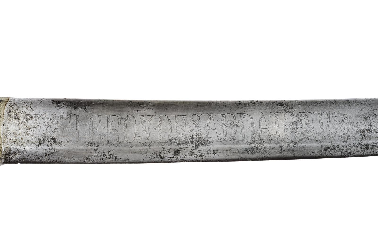 Regno di Sardegna, Sabro da fanteria mod. 1751