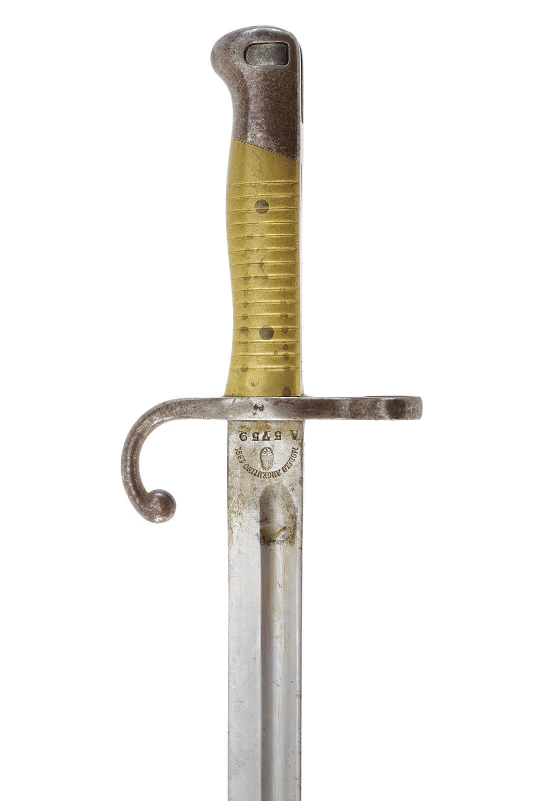 Weyersberg Kirschbaum & Co., Solingen, Baionetta Modello Argentino 1891