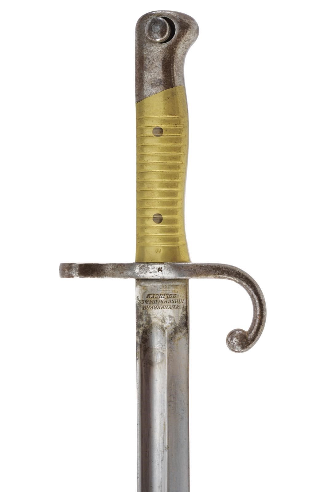 Weyersberg Kirschbaum & Co., Solingen, Baionetta Modello Argentino 1891