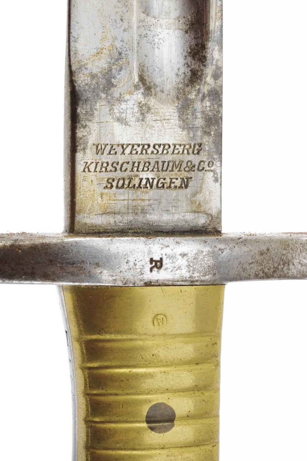 Weyersberg Kirschbaum & Co., Solingen, Baionetta Modello Argentino 1891