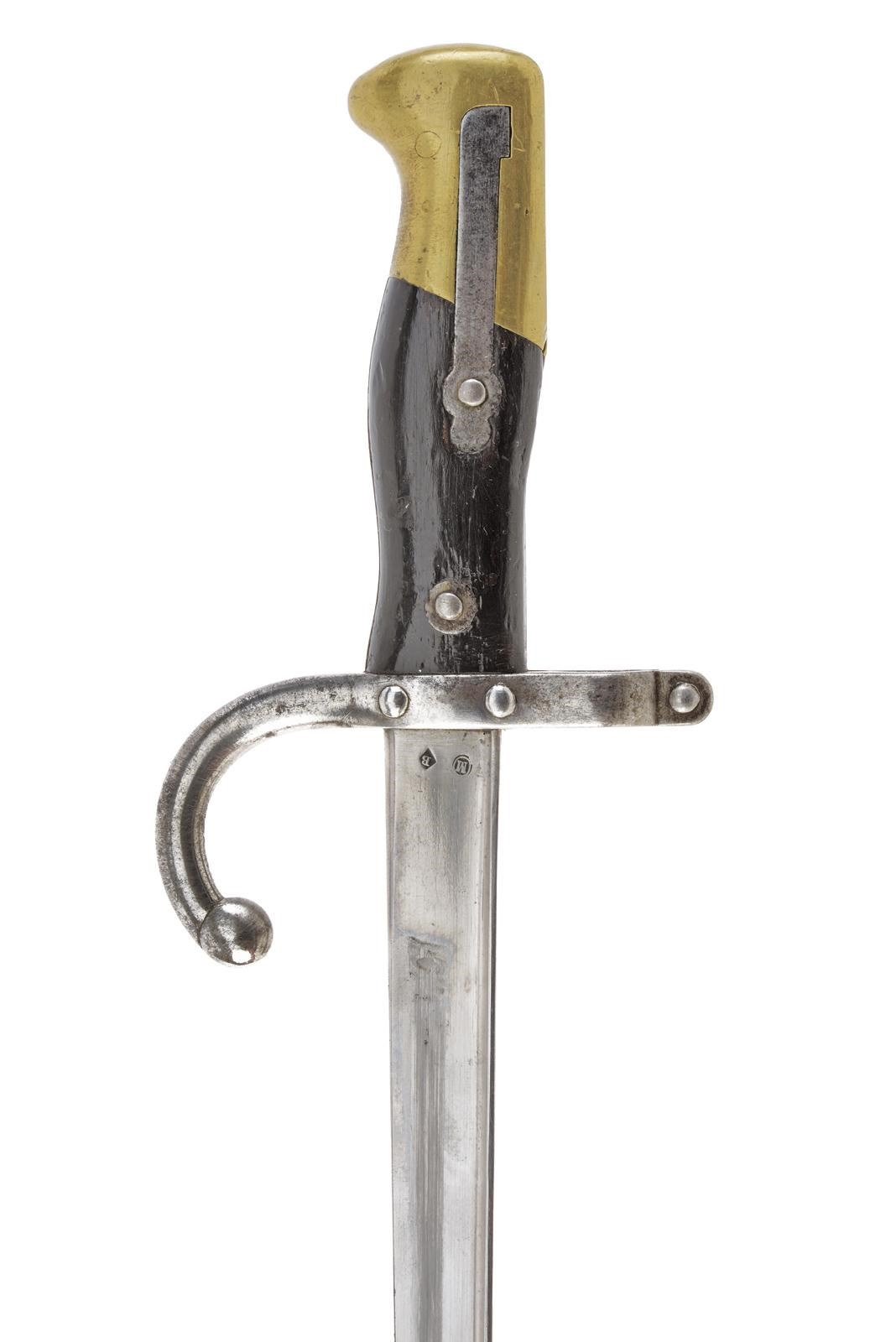 Baionetta Gras, Mod. 1874, St. Etienne (l. 64,5 cm)