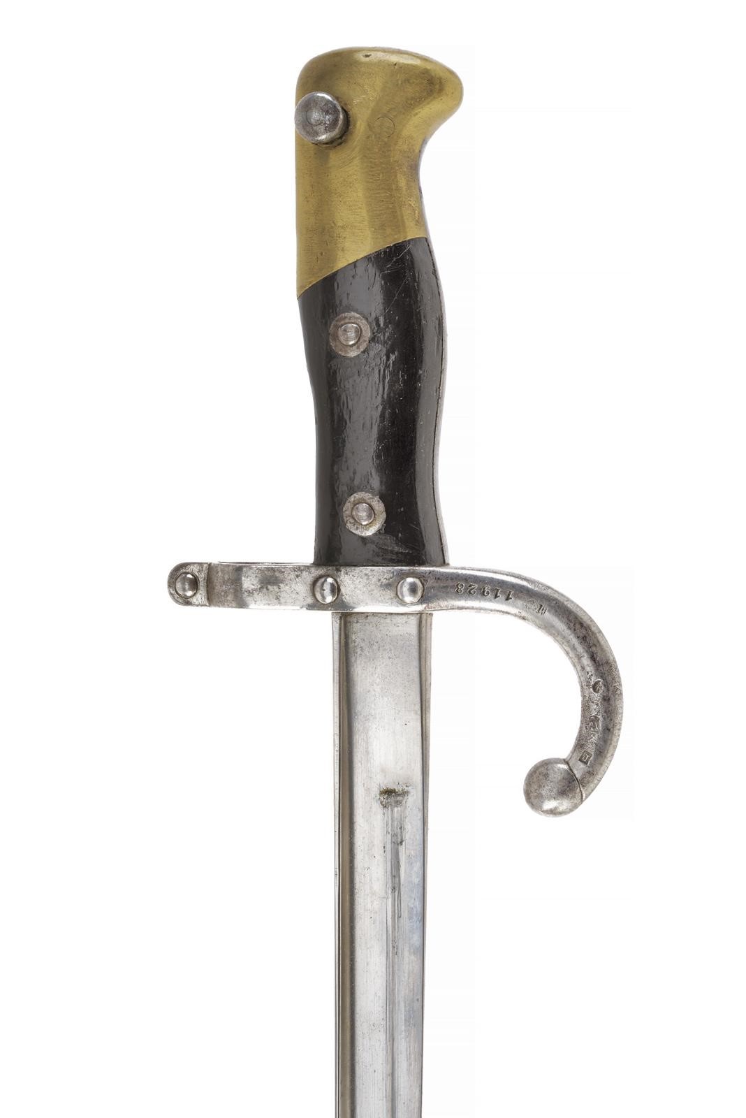 Baionetta Gras, Mod. 1874, St. Etienne (l. 64,5 cm)