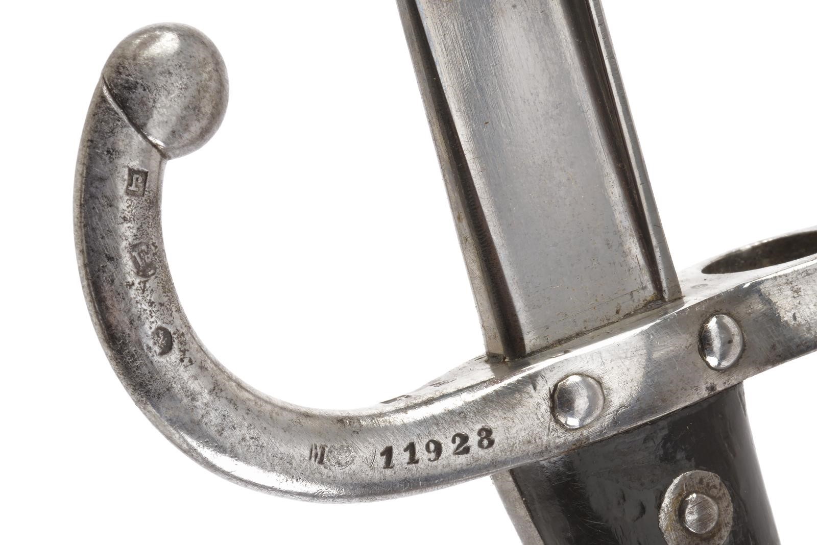 Baionetta Gras, Mod. 1874, St. Etienne (l. 64,5 cm)