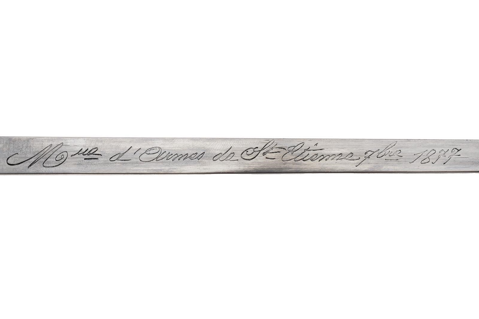 Baionetta Gras, Mod. 1874, St. Etienne (l. 64,5 cm)
