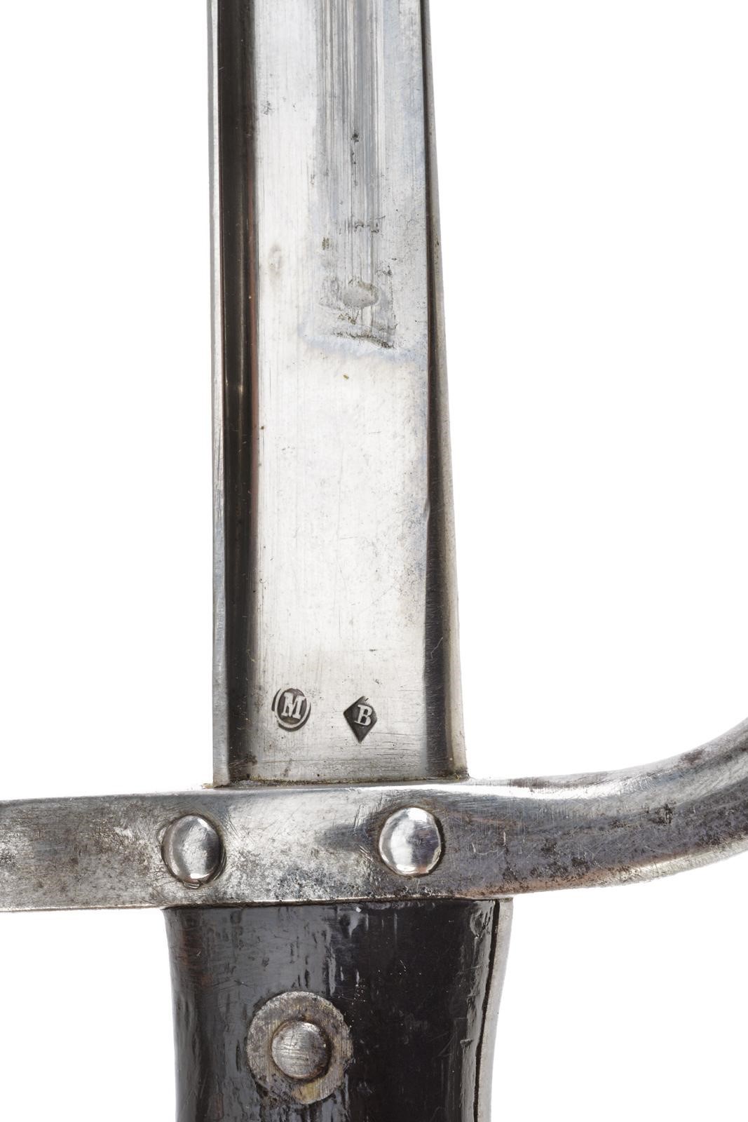 Baionetta Gras, Mod. 1874, St. Etienne (l. 64,5 cm)