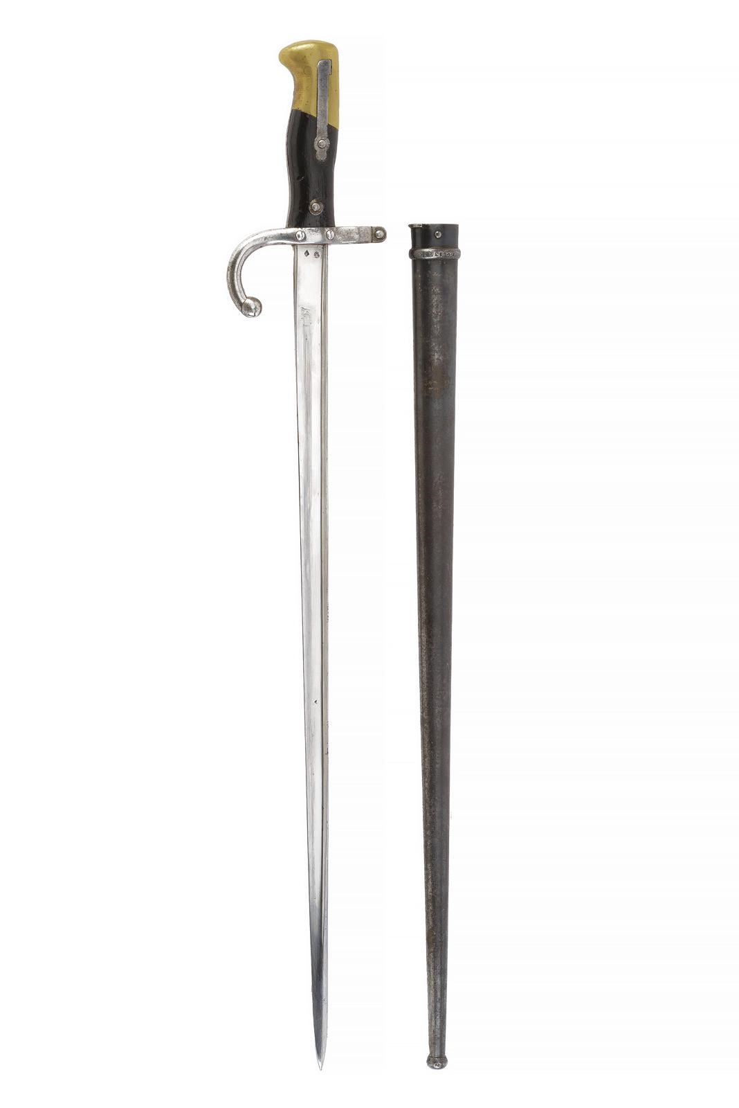 Baionetta Gras, Mod. 1874, St. Etienne (l. 64,5 cm)