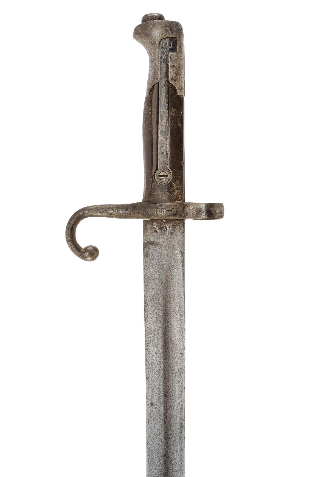 Baionetta Vetterli Mod. 1870 a molla lunga, Regno d'Italia