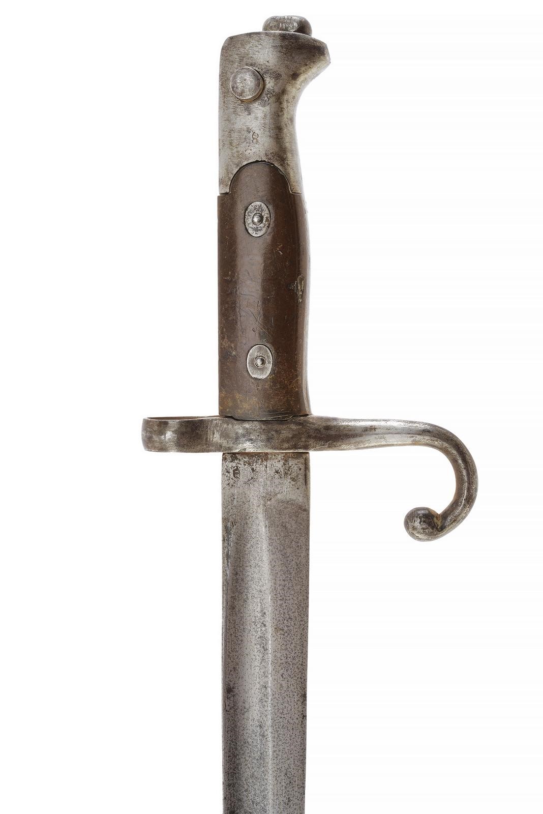 Baionetta Vetterli Mod. 1870 a molla lunga, Regno d'Italia