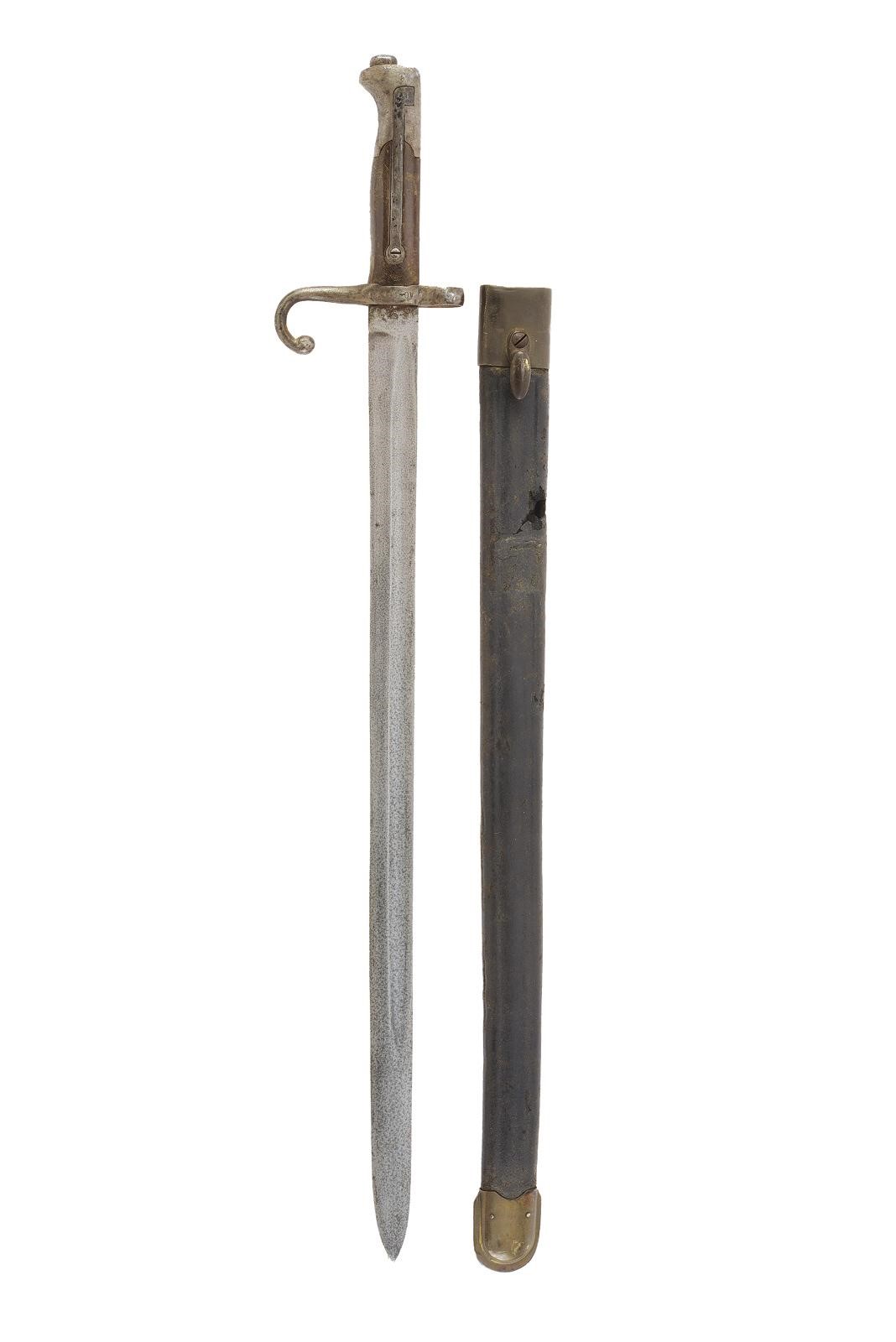 Baionetta Vetterli Mod. 1870 a molla lunga, Regno d'Italia