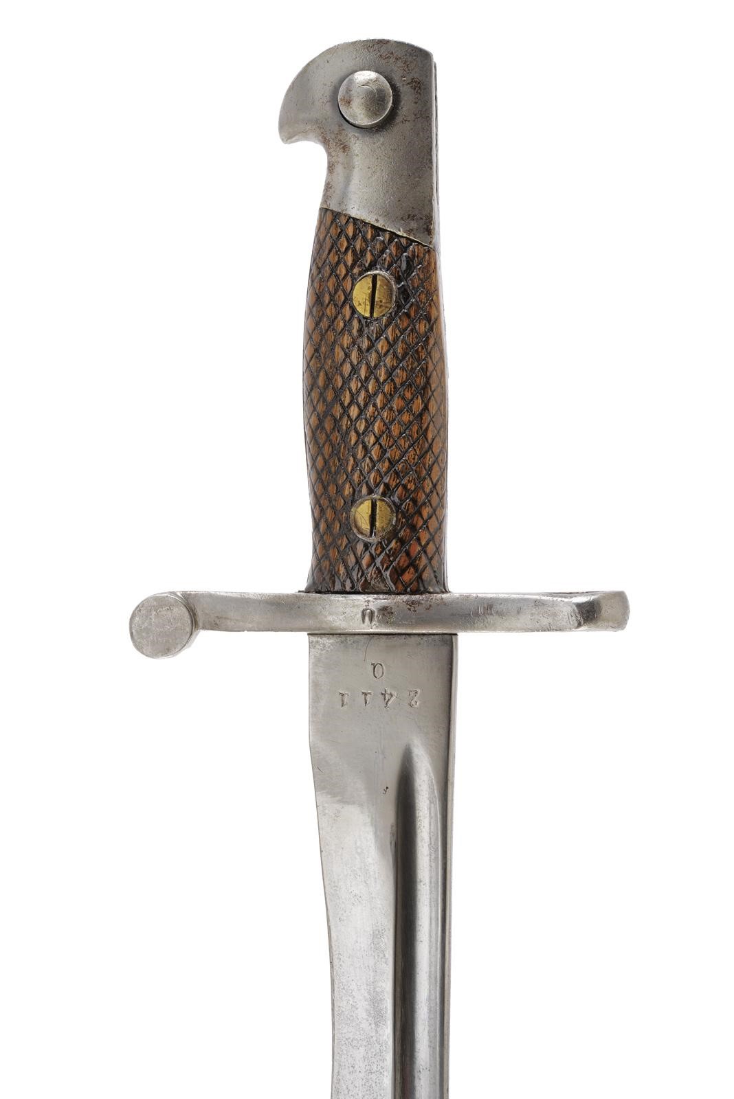 Baionetta Mod. 1941, lama a un filo rastremata, marcatura “TOLEDO”