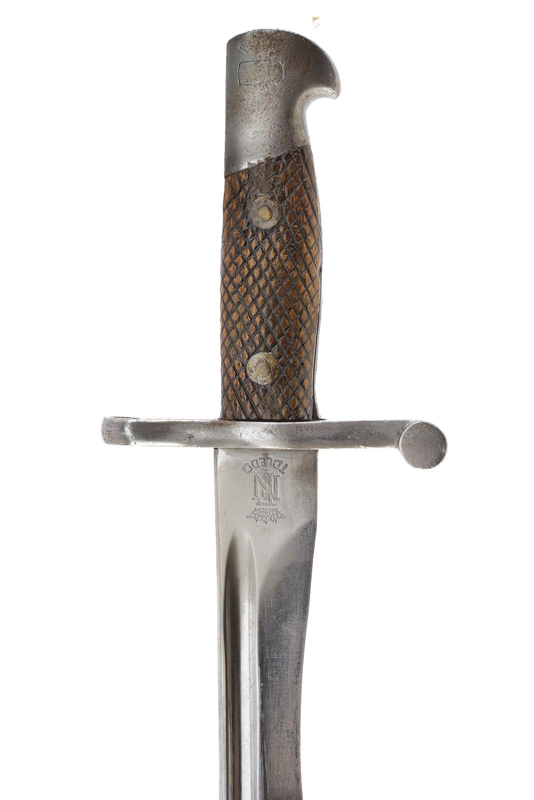 Baionetta Mod. 1941, lama a un filo rastremata, marcatura “TOLEDO”