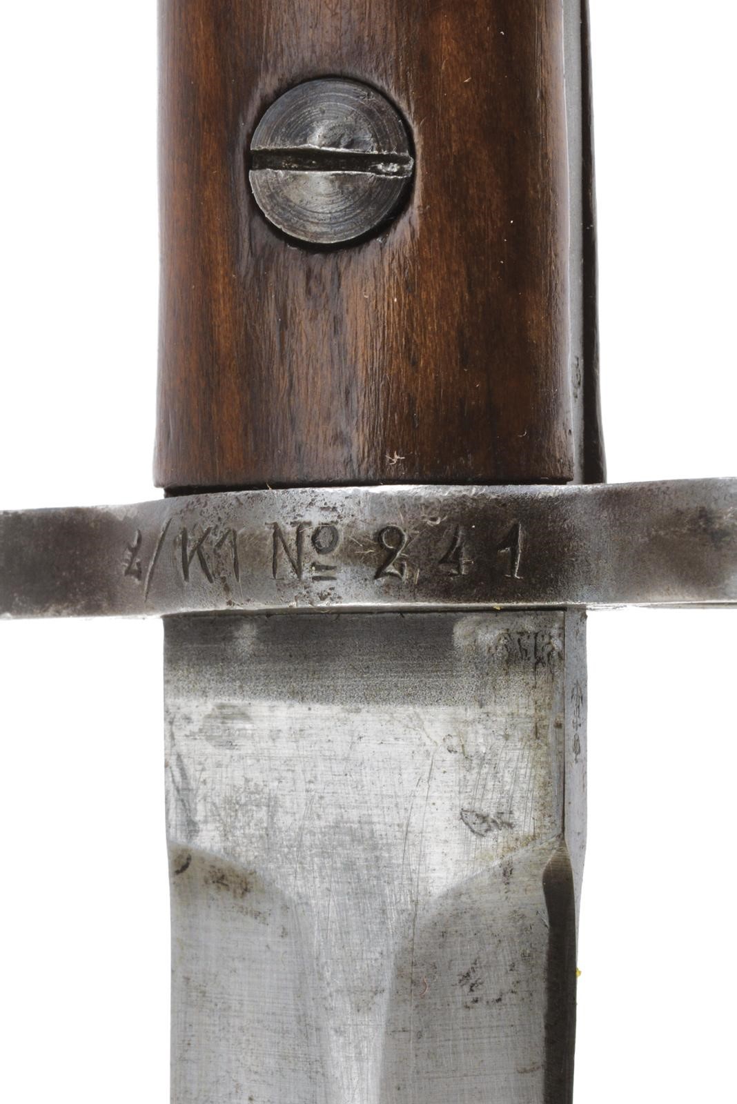 Svezia, Baionetta Mod. 1914 per carabina Mauser M1894/14 e SMG Carl Gustav (M1945)