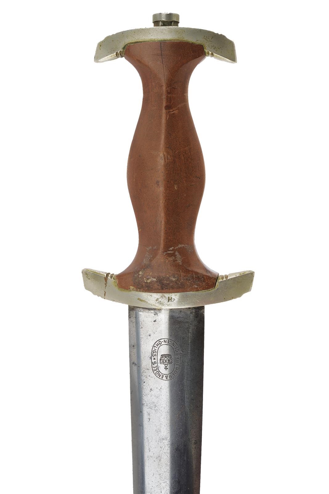 NSFK, Daga mod. 1933 con lama marcata e fodero laccato nero