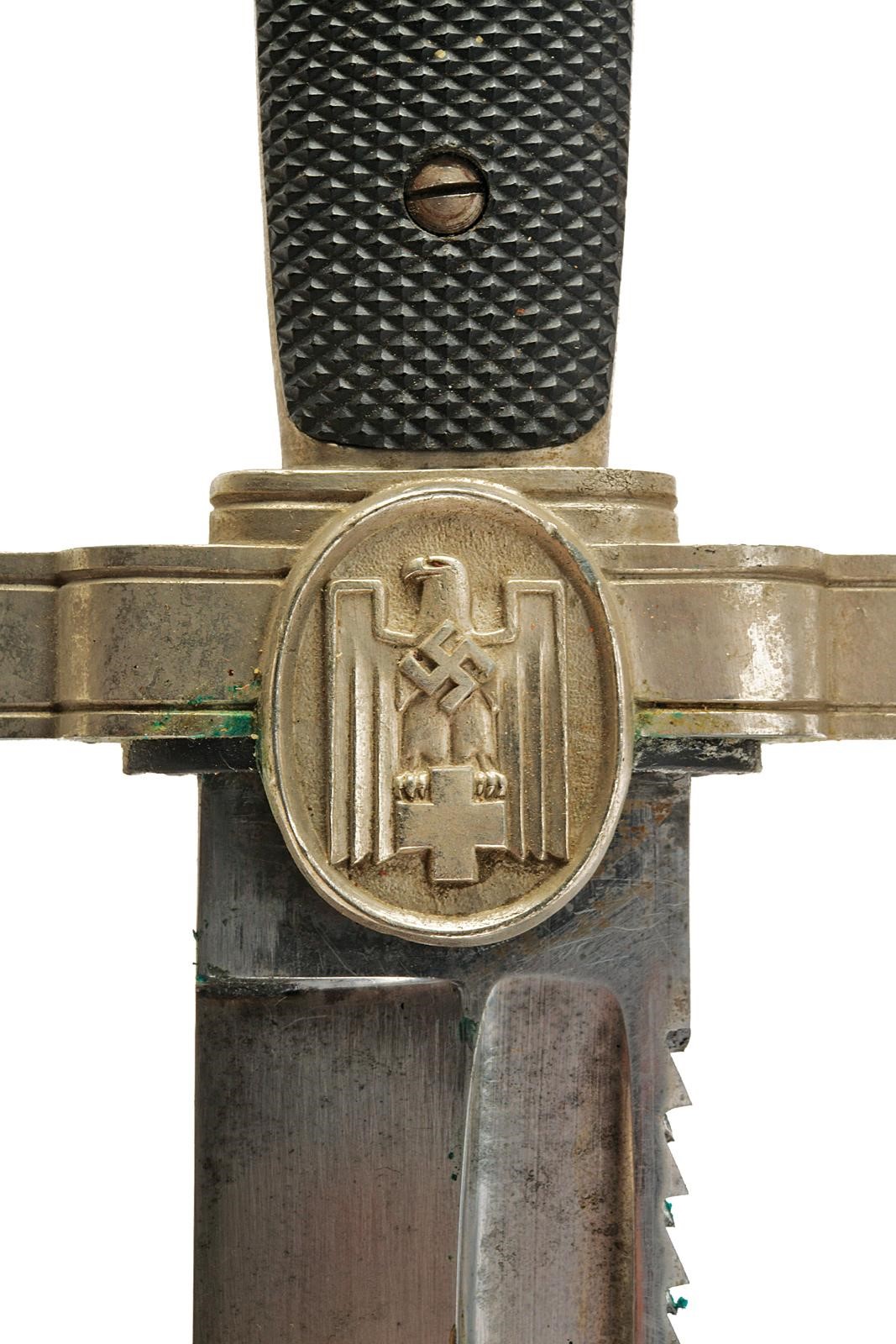Pugnale da truppa della Croce Rossa, lama dritta in ferro