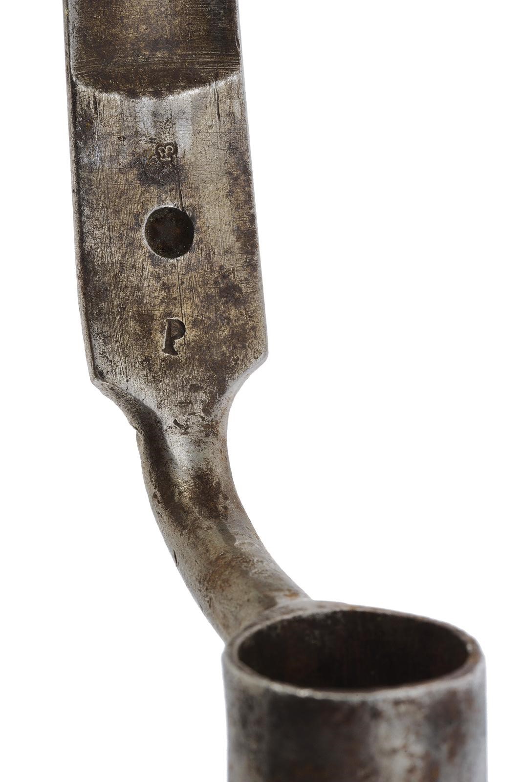 Fucile a luminello Mod. 1842 con baionetta, canna liscia e culatta ottagonale