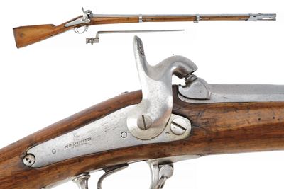 Fucile a luminello Mod. 1842, con baionetta