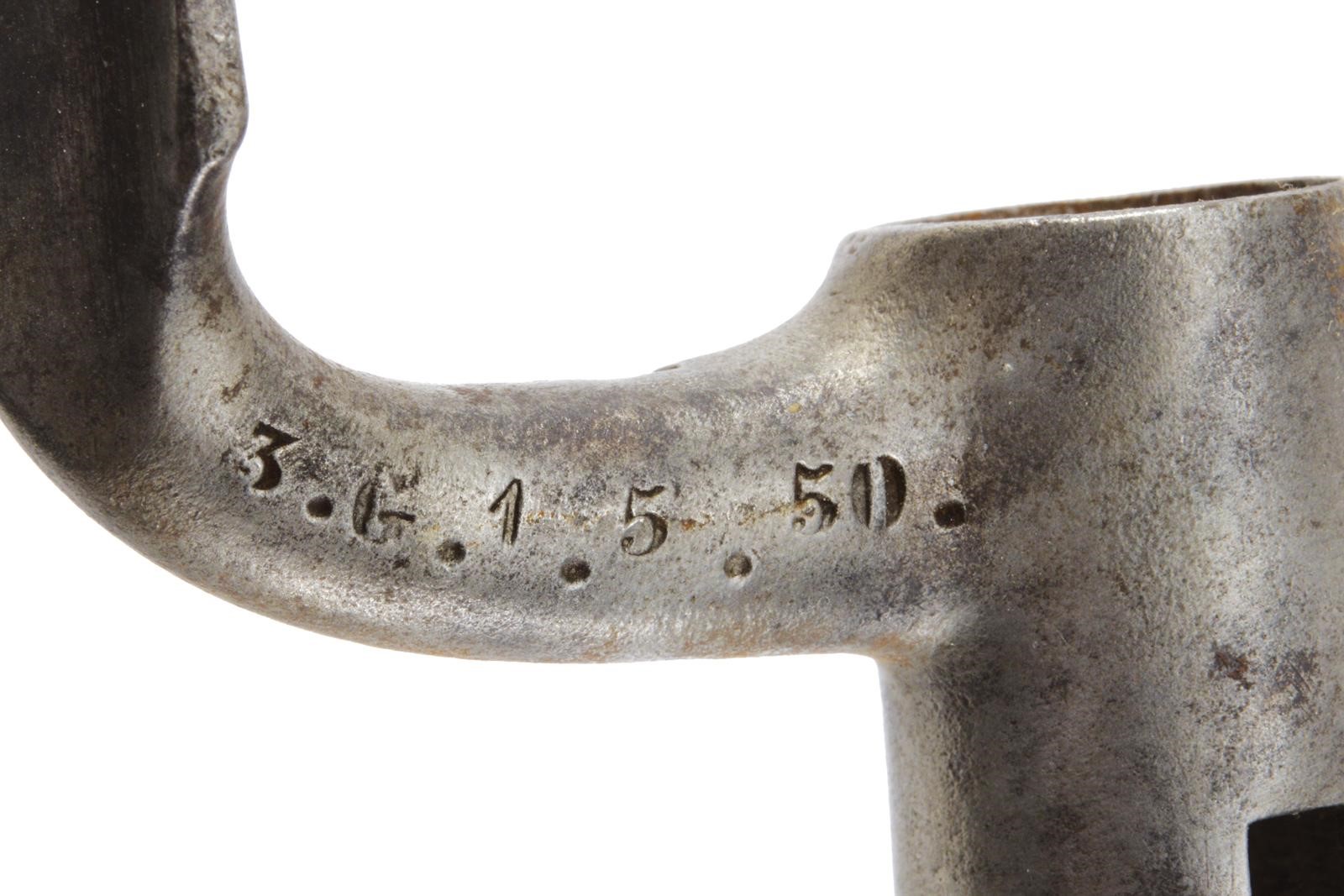 Fucile da fanteria, modello francese mod. 1842, con baionetta