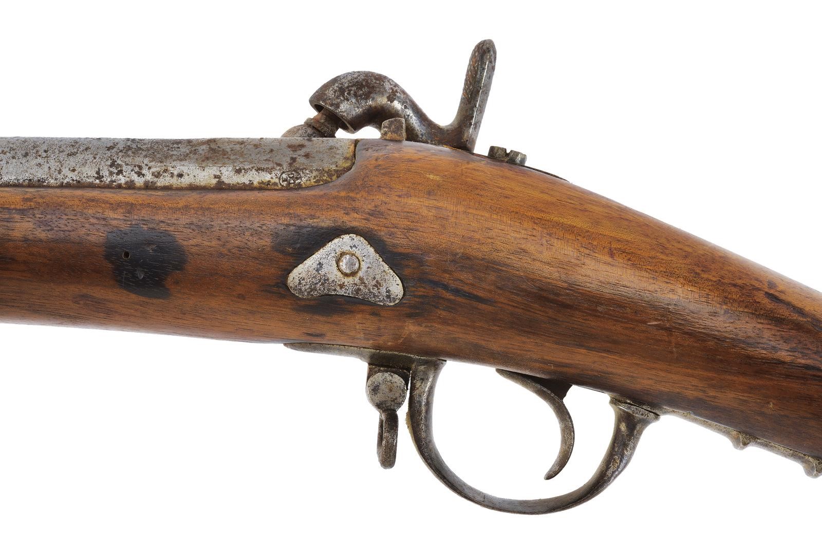 Fucile da fanteria, modello francese mod. 1842, con baionetta