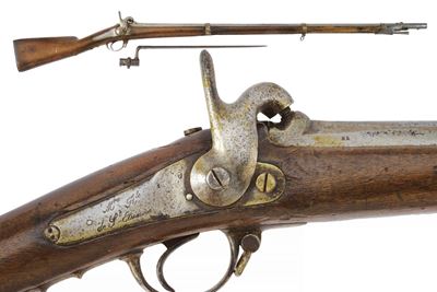 St. Etienne, Fucile a luminello Mod. 1842 con baionetta