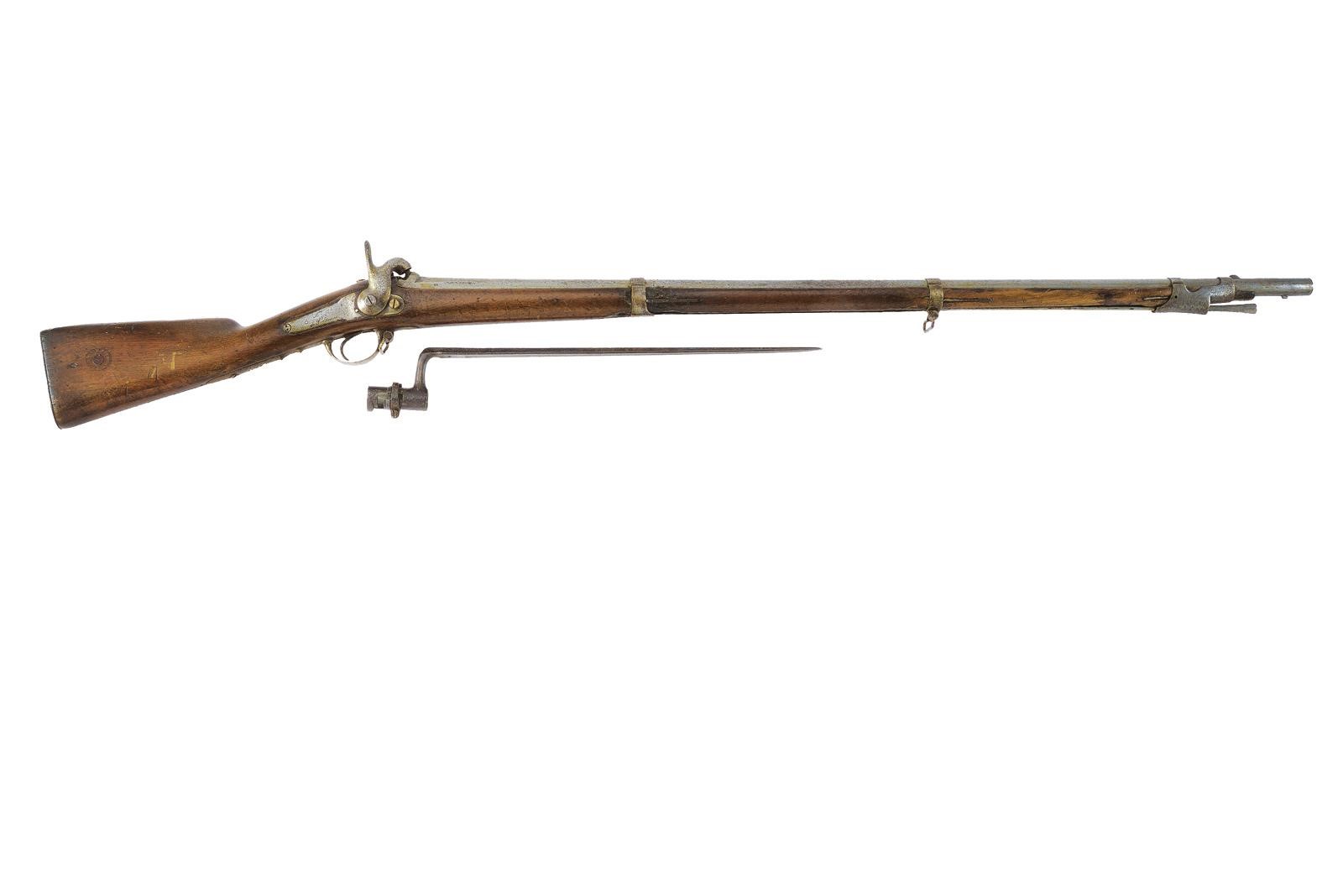 St. Etienne, Fucile a luminello Mod. 1842 con baionetta