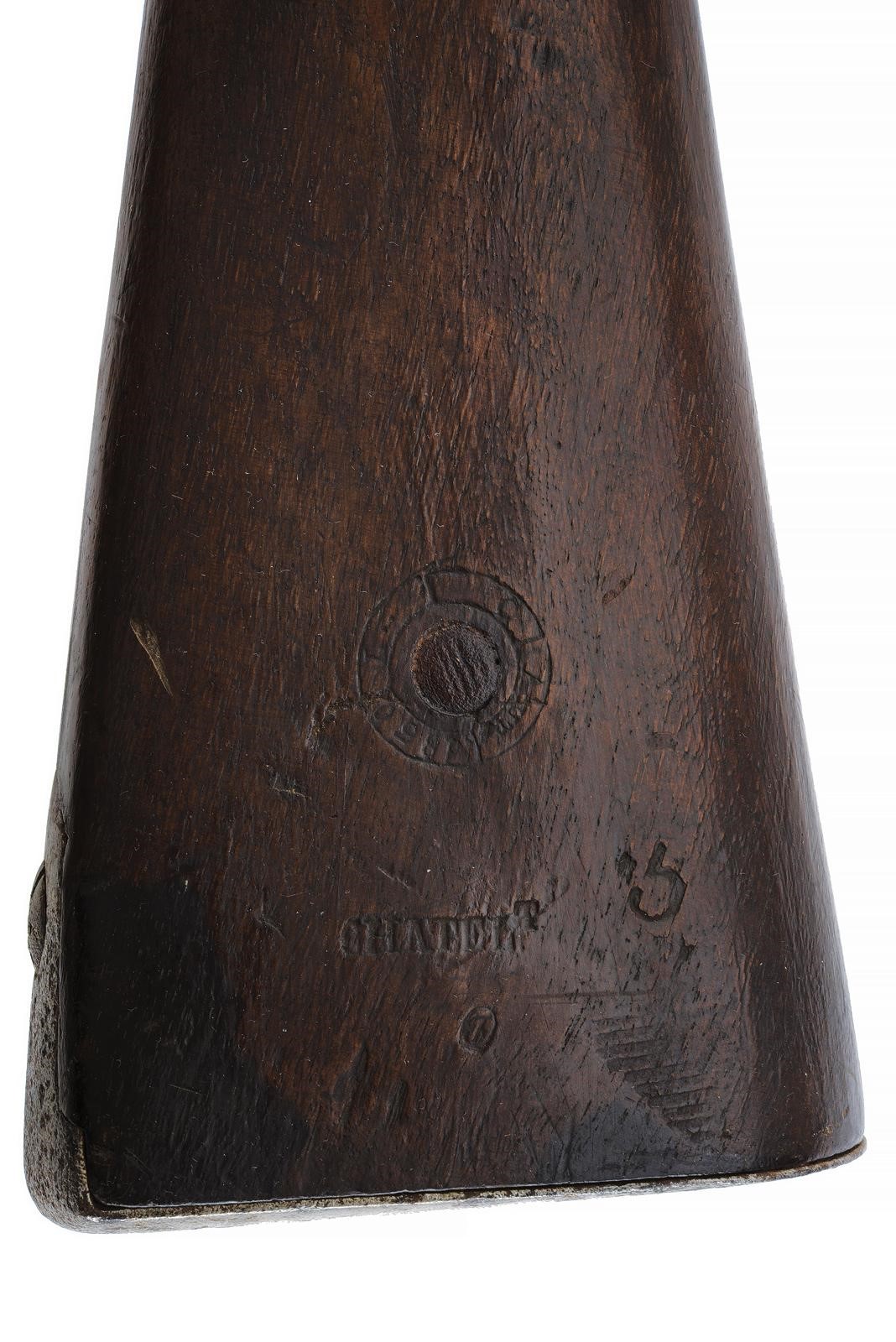 Militaria italiana, Fucile convertito a luminello mod. 1822T con baionetta