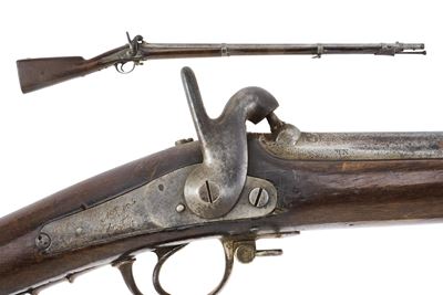 Arma da fuoco d’epoca, Fucile a luminello sul Mod. 1842, canna rigata e cal. 17 mm