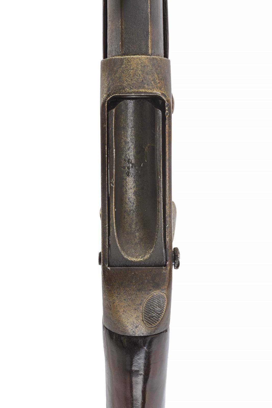 Fucile a retrocarica con sistema Martini, canna rigata e castello in ferro (cal. 11 mm)
