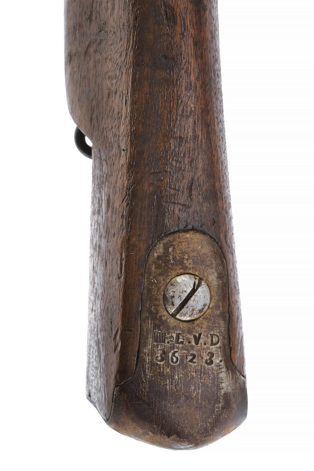 Fucile Jägerstutzen Mod. 1854/67 (Wanzel) con baionetta, otturatore Wänzel