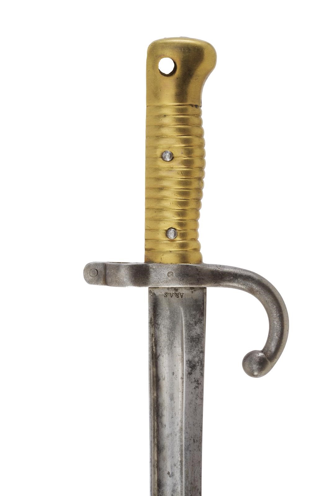 Fucile Chassepot Mod. 1866 con baionetta, canna rigata calibro 11 mm