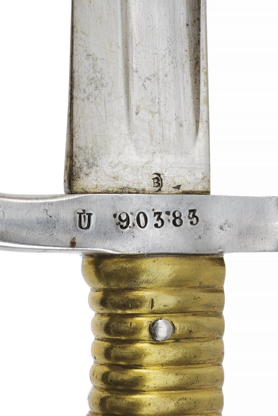 St. Etienne, Fucile Chassepot modello 1866 con baionetta