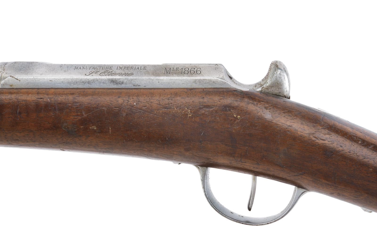 St. Etienne, Fucile Chassepot modello 1866 con baionetta