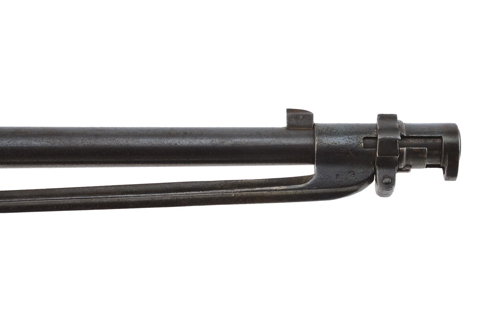 Fucile Vetterli mod. 1870, canna rigata e baionetta con matricola