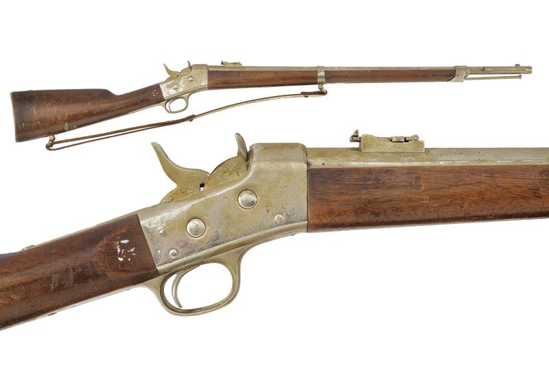 Fucile Remington per Guardia Palatina, canna rigata con punzonatura pontificia e banco di prova d...
