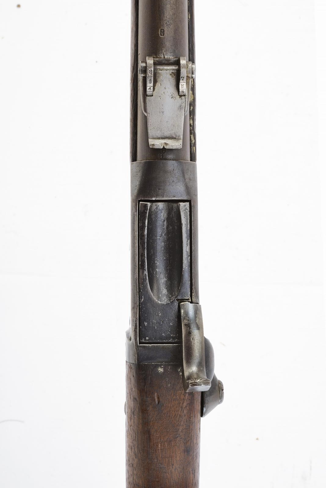 Fucile Peabody a retrocarica, meccanica a blocco cadente, calibro 11 mm